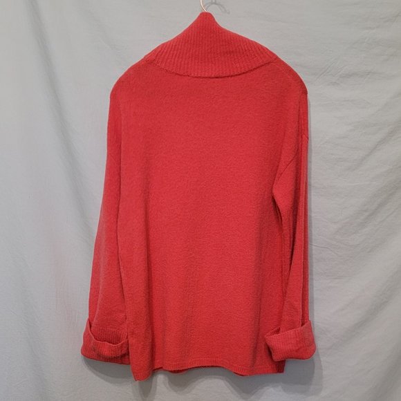 SOMETHING NAVY Turtleneck Sweater In Red Mum - Picture 3 of 6